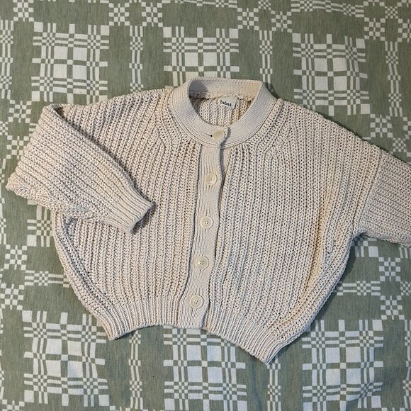 Babaa cotton cardigan no8 natural - Picture 4 of 8